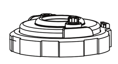 C1616 CMP POWERCLEAN TAB MAX LID & O-RING 25280-615-500