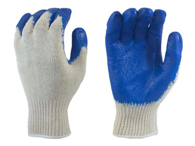 V7103 VINYL PALM GLOVES-BLUE (XX-LARGE) SOLD IN PAIRS