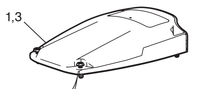 E2076 POLARIS R0722900 CAPACITOR HOUSING COVER FOR PB4SQ PUMP (AFTER 2017)