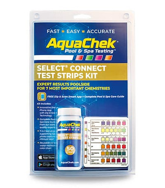 B1427 AQUACHEK SELECT CONNECT 7 IN 1 FREE CAL,CL,PH,TOT-CL/BR ALK,CYA