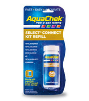 B1428 AQUACHEK SELECT CONNECT REFILL 50/CAL,FR-CL,PH,TOT-CL/BR ALK,CYA