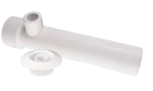 N1241 CMP VENTURI TEE EXTENDED  1.5IN SKT X 1.5IN SPIGOT