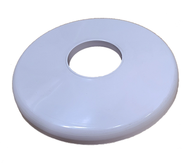 G7147 ESCUTCHEON PLATE-WHITE PLASTIC 6" BAG OF 2