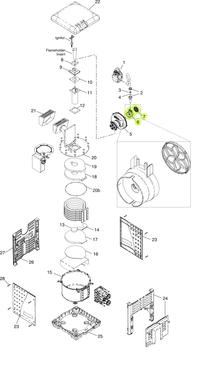 J7664 PENTAIR 460745 AIR ORIFICE KIT MODEL 250
FOR MASTER TEMP HEATER