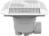 N1742 AQUASTAR 3" SUMP W/16 X 16 HI-FLOW GRATE
3" INSIDE, 4" OUTSIDE W/2" & 3" PLUGS/O-RINGS