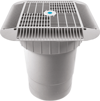 N1743 AQUASTAR 6" DEEP SUMP W/12 X 12 HIGH-FLOW GRATE
16 X 16 1216101F