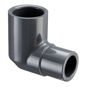 U6811 1" PVC 90 ST ELL SPIGOTXSOC SCH80
