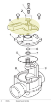 V4513 JANDY #3483 SPACE SAVER VALVE DIVERTER KIT-COMPLETE-POSITIVE