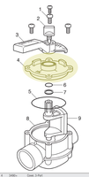 V4514 JANDY 3490+ COVER 3 PORT SPACE SAVER VALVE