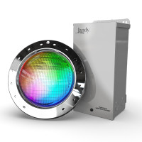 O2527 JANDY INFINITE WATER COLORS NICHLED STARTER KIT
1-POOL & 1 SPA LIGHT W/100' W/300W TRANSFORMER/CONTROLLER
