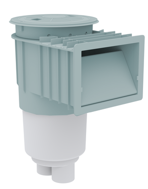 L1557 AQUASTAR SKIMMER SKR203 LIGHT GRAY  AQUASTAR SKIMMER 2" SLIP
FLOAT ASSY, BASKET, LID, & COLLAR