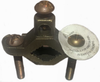 T1609 CMI JD GROUND CLAMP W/BRONZE SCREWS
FOR REBAR AND PIPE (FITS  3/8IN TO 1IN) 
DIRECT BURIAL