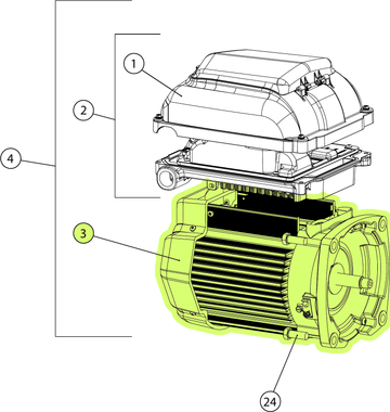 K4773 PENTAIR 356287S SUPERMAX MOTOR ONLY VS
TEFC BLACK W/O DRIVE  1.5 (AFTER 10/2020)