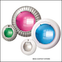 O3007 HAYWARD UNIVERSAL COLORLOGIC SPA LIGHT 12V 150FT CORD PLASTIC RIM