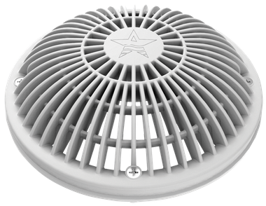 N1865 AQUASTAR 8IN MOFLOW  WHITE COVER W/FRAME
8MF101 (VGB SERIES)