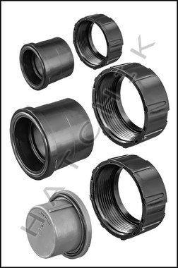 A3316 NATURE 2 FUSION TAILPIECE KIT NUT/O-RING/TAILPIECE 2" X 2-1/2"