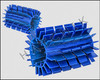 E2161 POLARIS R0517300 BRUSH SET 9300 & 9400 (SET OF 2)