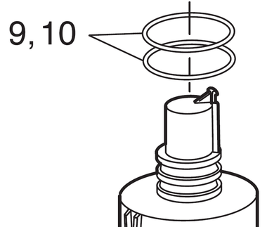 A3322 NATURE 2 FUSION TAB FEEDER O-RING 2 NEEDED