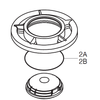 A3324 NATURE 2 O-RING FOR 2 PIECE LOCKING RING CAP