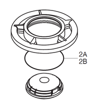 A3324 NATURE 2 O-RING FOR 2 PIECE LOCKING RING CAP