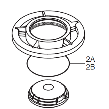 A3324 NATURE 2 O-RING FOR 2 PIECE LOCKING RING CAP