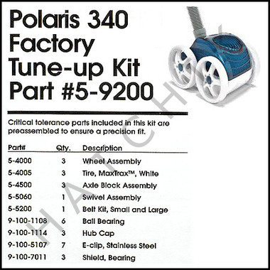 E2406 POLARIS 5-9200 POLARIS 340 FACTORY TUNE-UP KIT                            ***OBS***