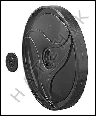 E2458 POLARIS 9-100-1117 SINGLE-SIDE WHEEL  BLACK  (380/360)