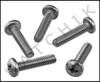 E2538 POLARIS 9-100-5115 SCREW S.S. 8-32 X 3/4" PAN HEAD (5/BAG)