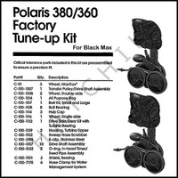 E2600 POLARIS 9-100-9015  380/360 FACTORY TUNE UP KIT (BLACK)
