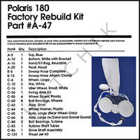 E2A47 POLARIS A-47 180 FACTORY REBUILD KIT