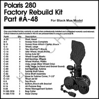 E2K48 POLARIS K48 280 REBUILD KIT BK MAX REBUILD KIT (BLACKMAX)