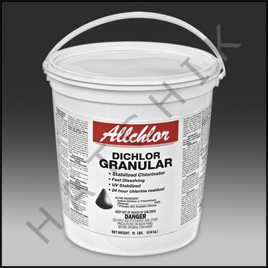 A4202 ALL CHLOR STAB. GRANULAR 3x10# 3 X 10 LB PAIL  #3203