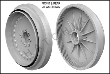 E4LLC6PM LETRO PLATINUM LLC6PM WHEEL W/OUT BEARING  WHITE