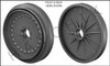 E4LLC6PMG LETRO PLATINUM LLC6PMG WHEEL W/OUT BEARING  (GRAY)