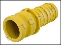 F2106 QUICK COUPLING "E" 2 MALE X INSERT (YELLOW-PLASTIC)