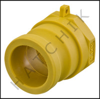 F2108 QUICK COUPLING "A" 2 MALE X FPT (YELLOW-PLASTIC)