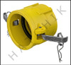 F2117 QUICK COUPLING "D"  3 COUPLER X FPT YELLOW PLASTIC