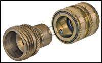 F2154 QUICK COUPLING SET 3/4" 9QC BRASS MGHT X FGHT