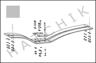 G3036 T7 SPRINGS W/HDWE (PAIR) MOUNTING HARDWARE (PAIR)