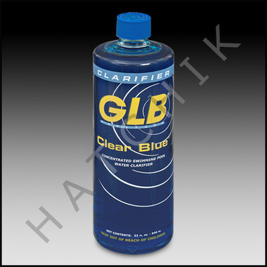 A5026 GLB CLEAR BLUE 12 x 1 QT BOTTLE (12 X 1QT)           #71404