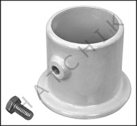 G5130 DECK ANCHOR FLANGE- WH ALUM 1.9 FOR LADDER  1.9 OD-CENTER HOLE