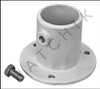 G5131 DECK ANCHOR FLANGE- WH ALUM 1.5 FOR LADDER  1.5 OD-3 HOLES