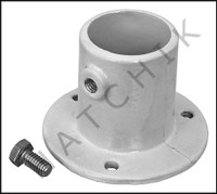 G5131 DECK ANCHOR FLANGE- WH ALUM 1.5 FOR LADDER  1.5 OD-3 HOLES