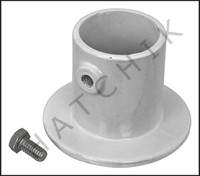 G5137 DECK ANCHOR FLANGE- WH ALUM 1.625 FOR LADDER 1.625 OD  CTR HOLE