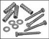 G5139 HARDWARE ONLY FOR 4 HOLE 1.9 PLASTIC FLANGE (G5132)