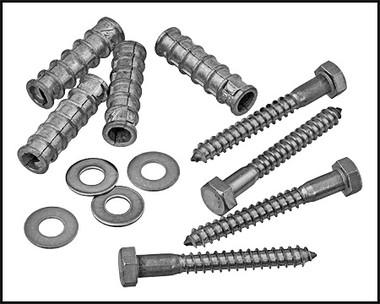 G5139 HARDWARE ONLY FOR 4 HOLE 1.9 PLASTIC FLANGE (G5132)