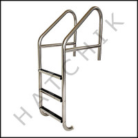 G7023 LADDER-COMMERCIAL 24" CROSS BRACE W/ 3 S.S. TREADS