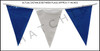 G7138 ECONOMY BACKSTROKE FLAG - 100' BLUE & WHITE (12" X 18")