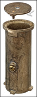 G7146 PARAGON BRONZE STANCHION ANCHOR WITH SLIP-FIT COVER