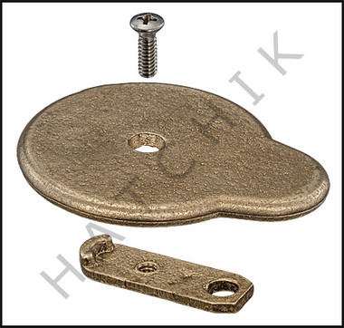 G7153G STANCHION ANCHOR COVER BRONZE SLIP